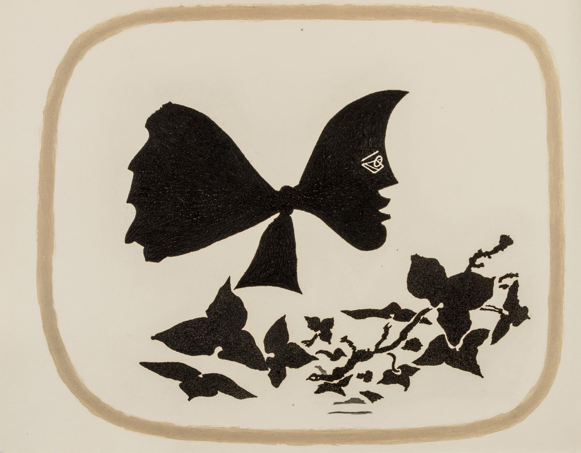 BRAQUE, Georges (1882-1963). Août. Paris: Louis Broder, 1958.