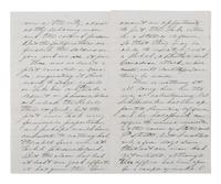 [CIVIL WAR]. Military preparations against a rebel attack by way of Canada and Lake Erie described in 18 pp. letter to Lt. Col. McCreary of the 145th Pennsylvania.