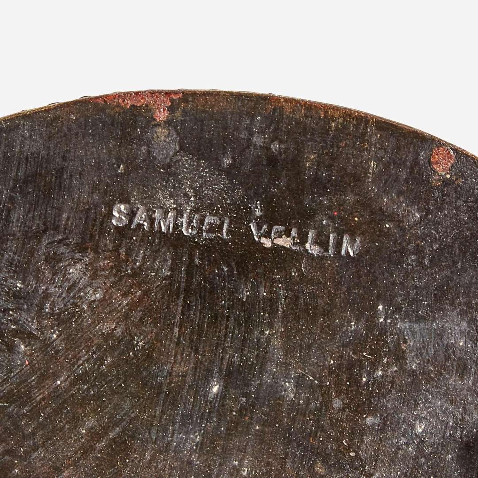 Samuel Yellin A Diminutive Table Lamp, circa 1930