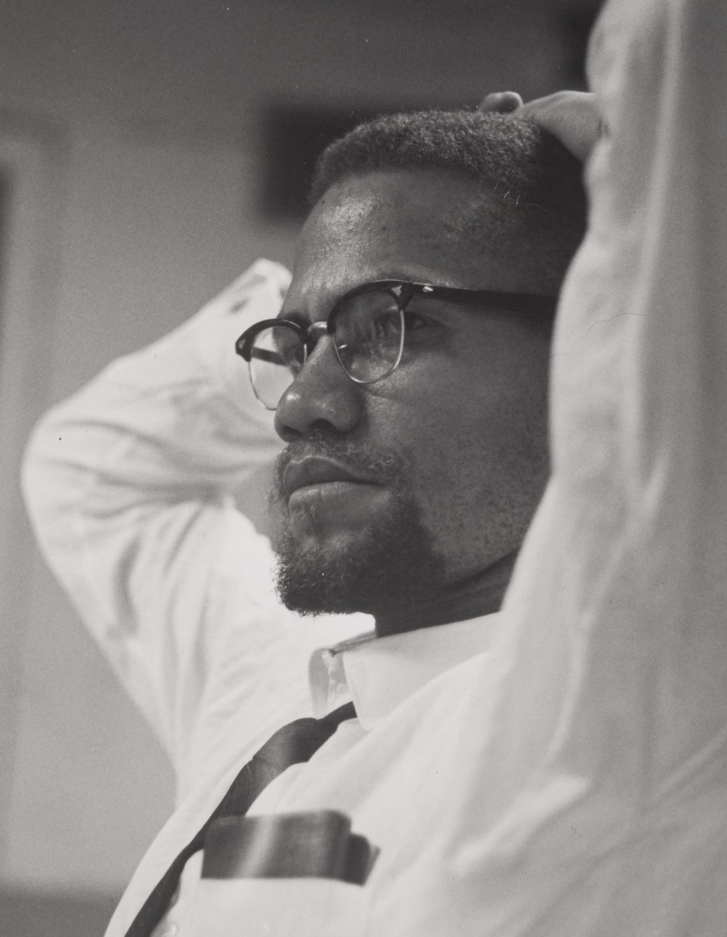 Roy Schatt (1919-2002) Malcolm X, 1964