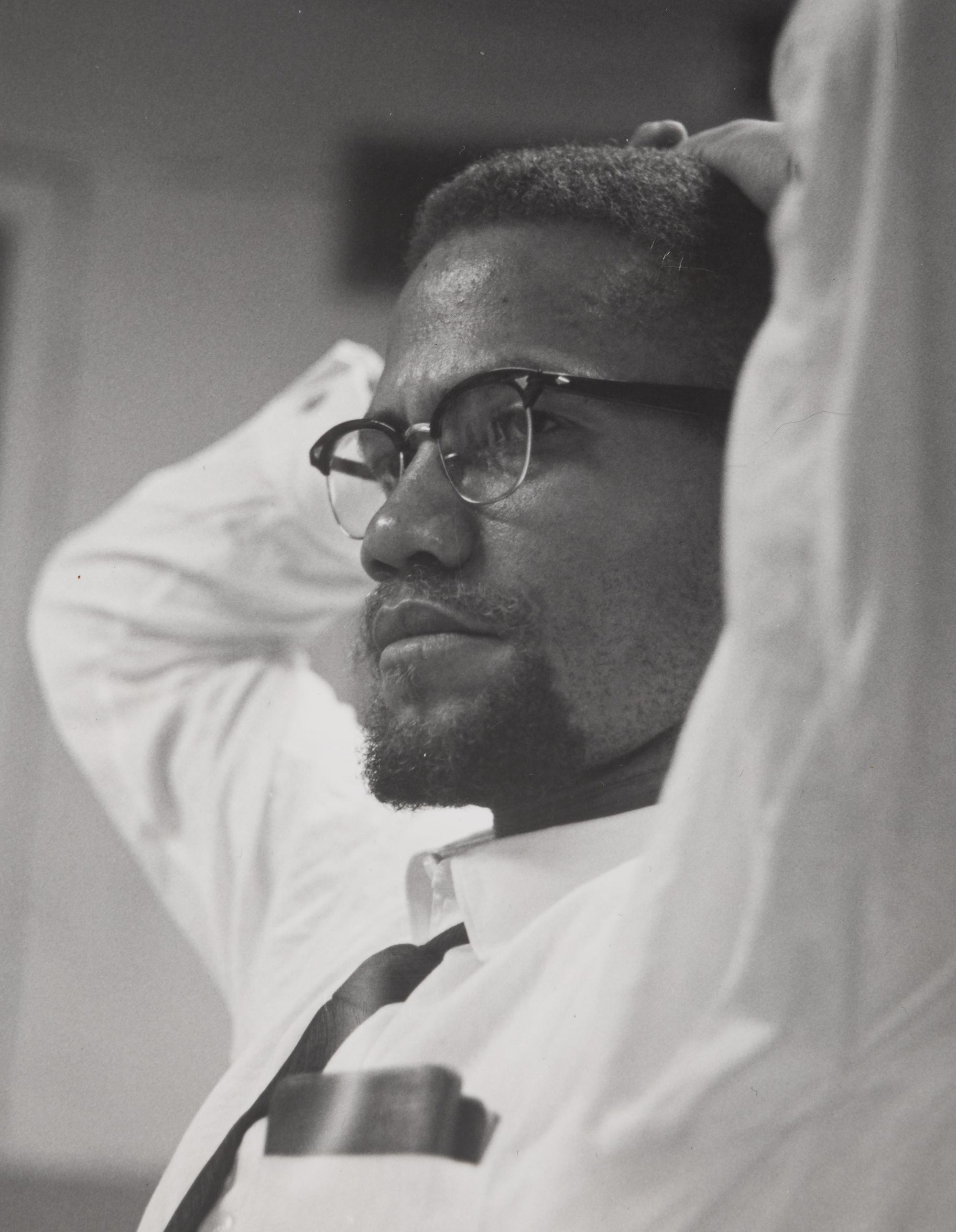 Roy Schatt (1919-2002) Malcolm X, 1964
