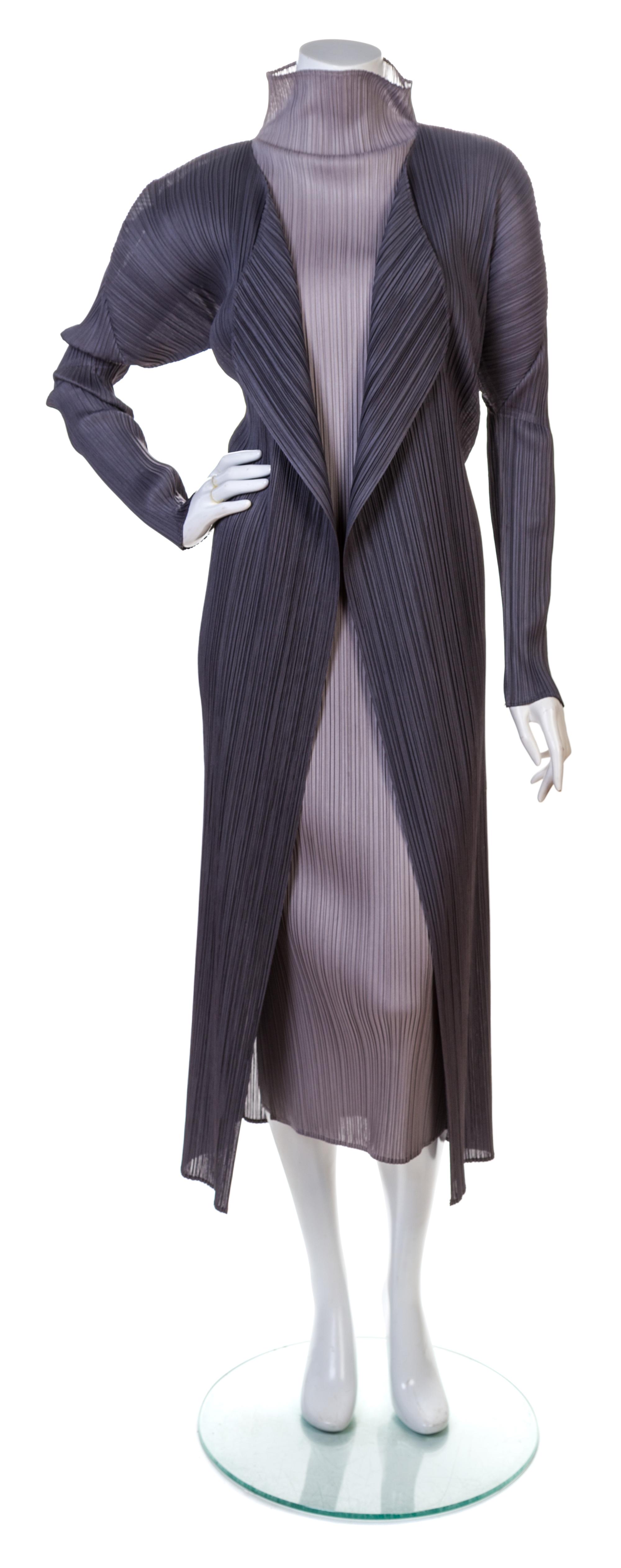 An Issey Miyake Pleats Please Ensemble, Japanese size 4.