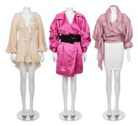 Three Designer Pieces: One Halston, One Chloé, and One Claude Montana