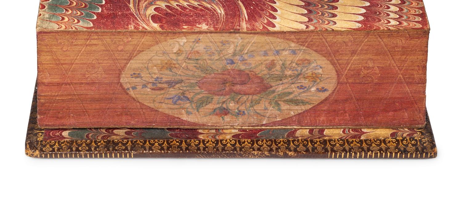 [FORE-EDGE PAINTING] -- A group of 6 religious works in 3 volumes with FORE-EDGE PAINTINGS, comprising: