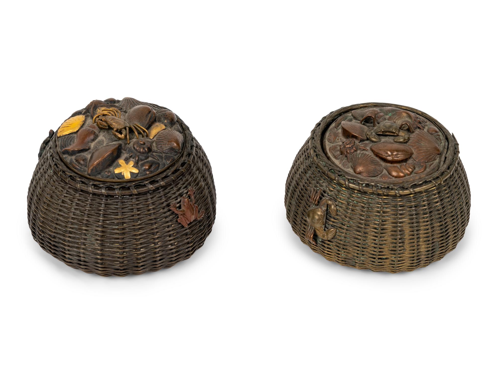 Five Chinese and Japanese Inkwells