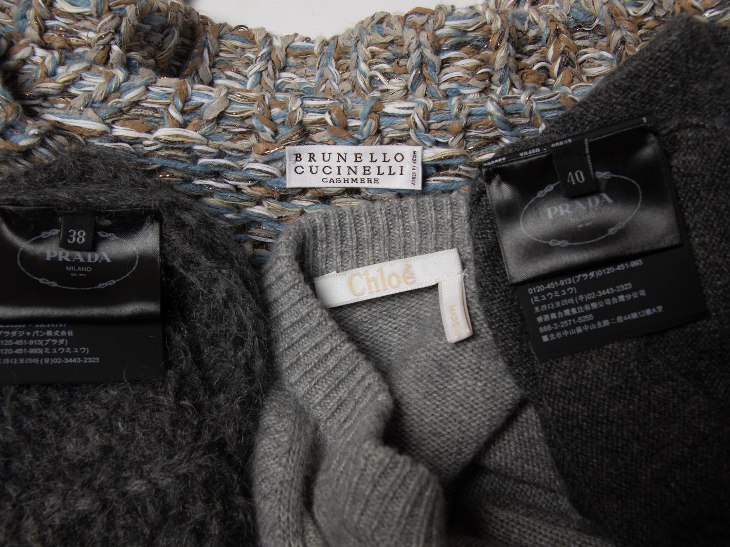 Four Designer Sweaters