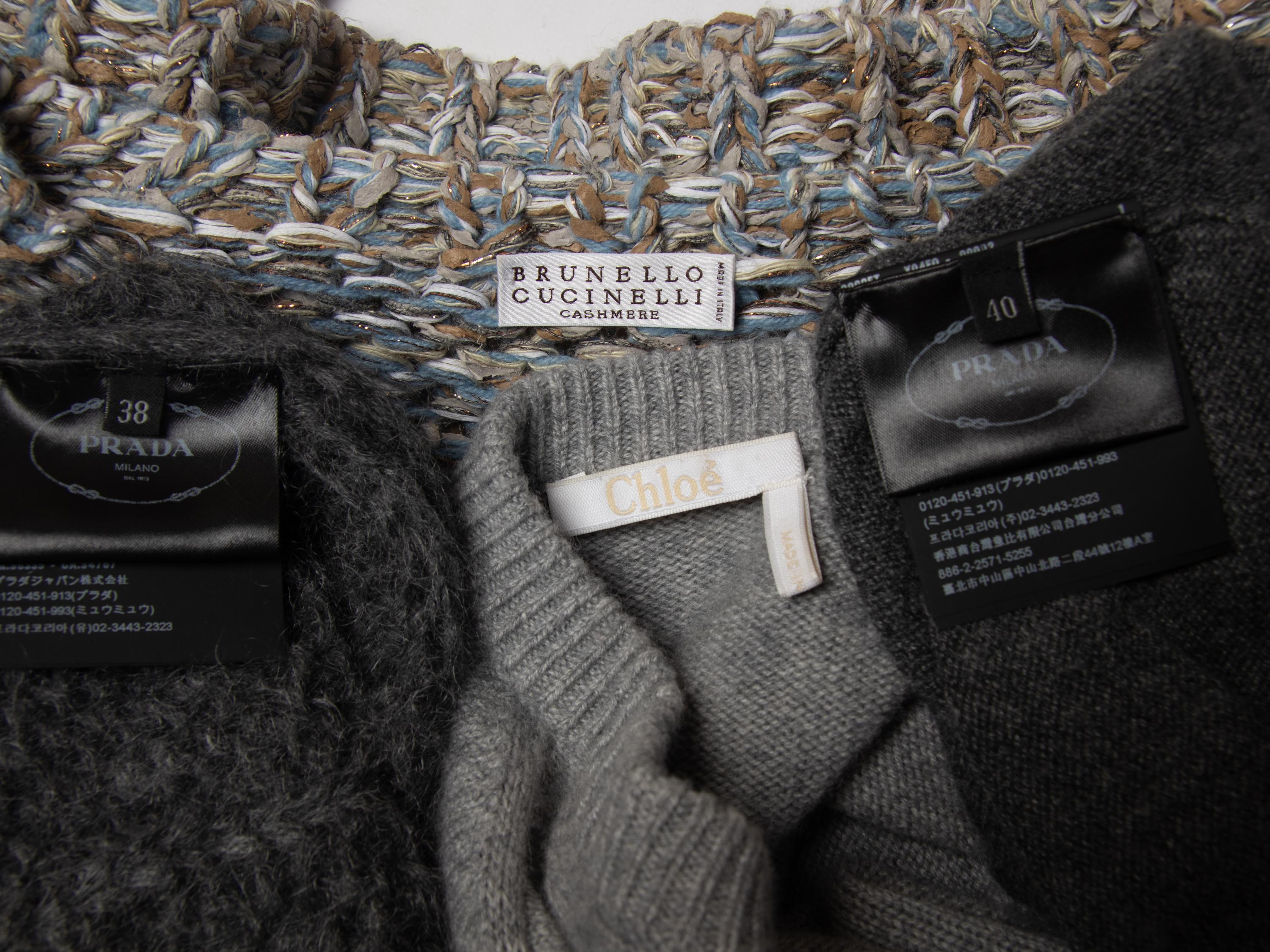 Four Designer Sweaters