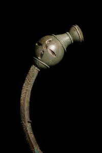 A Celtic Bronze Torc with Poppy-Head Terminals