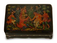 Two Russian Lacquer Boxes