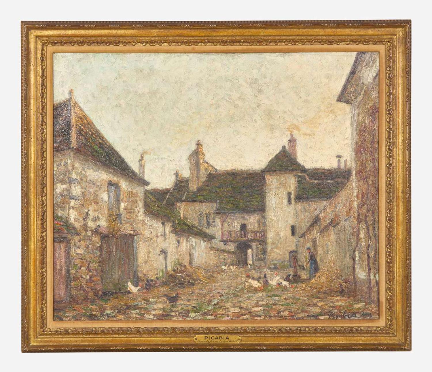 Francis Picabia (French, 1879-1953) - Cour de Ferme, Le Soir, Moret