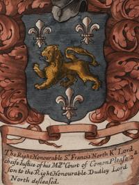 A Set of Four Hand-Colored Heraldic Engravings
