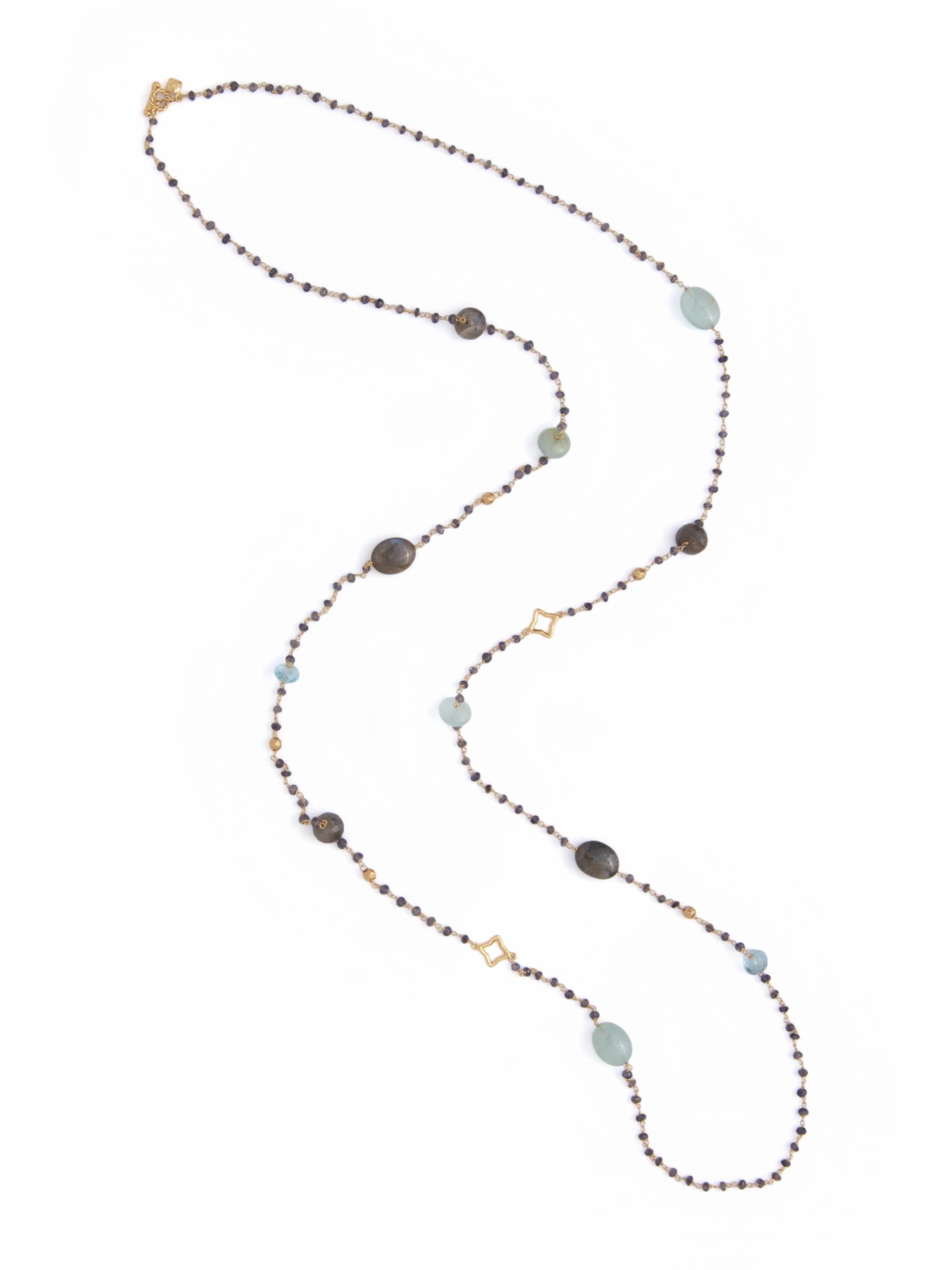 DAVID YURMAN, MULTIGEM 'POTPOURRI' LONGCHAIN NECKLACE