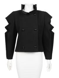 Pierre Cardin Haute Couture Jagged Sleeve Jacket, c. 1984