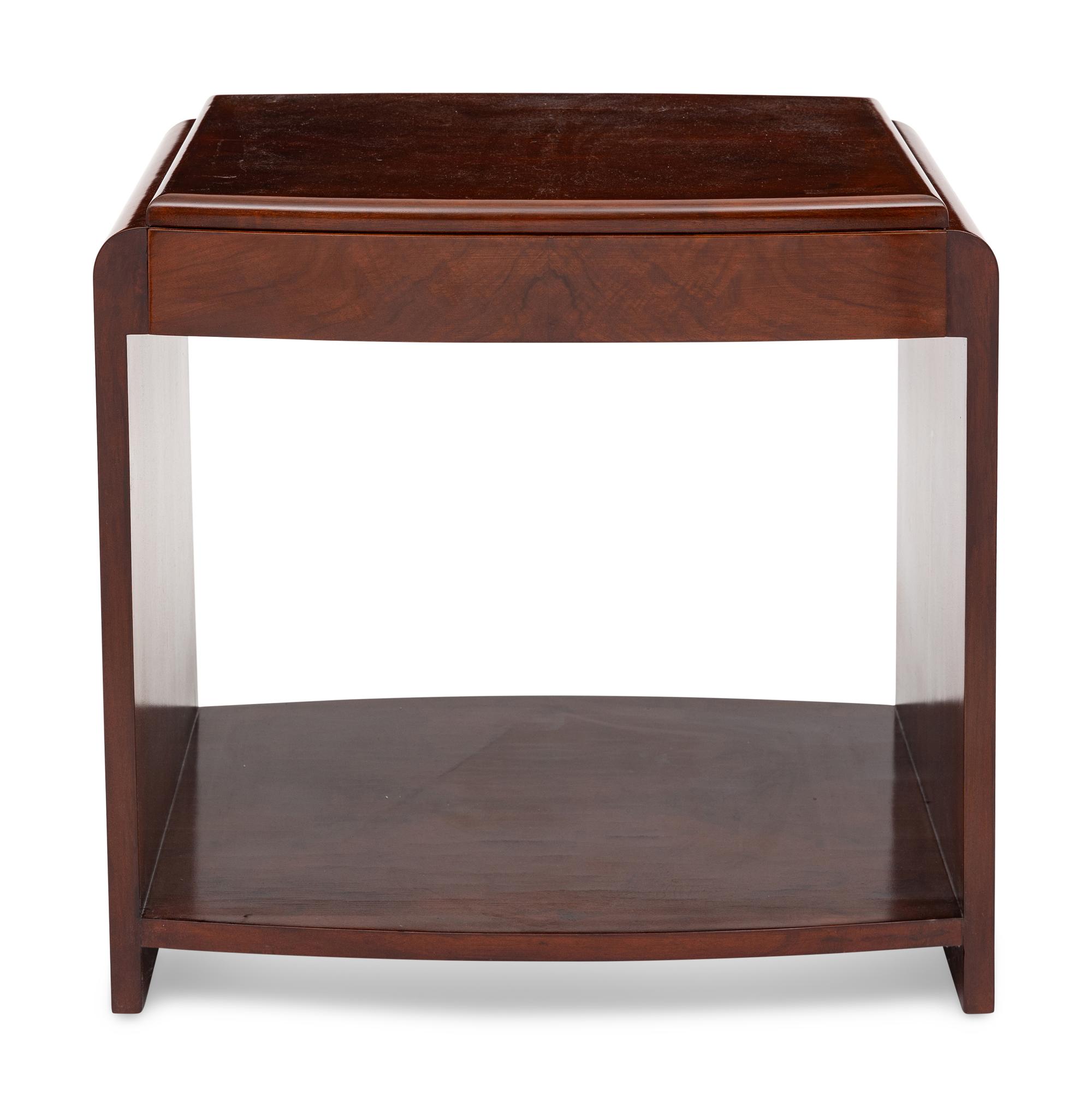 An Art Deco Mahogany Side Table