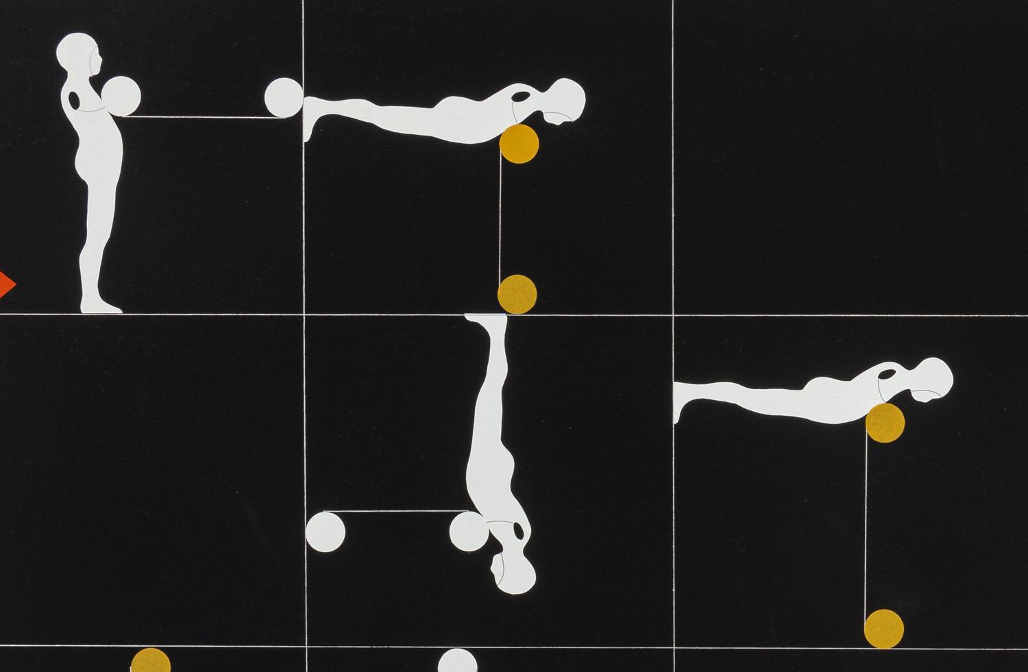 Grid with Multiple Figures, 1966