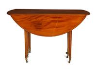 A Directoire Style Mahogany Drop Leaf Table
