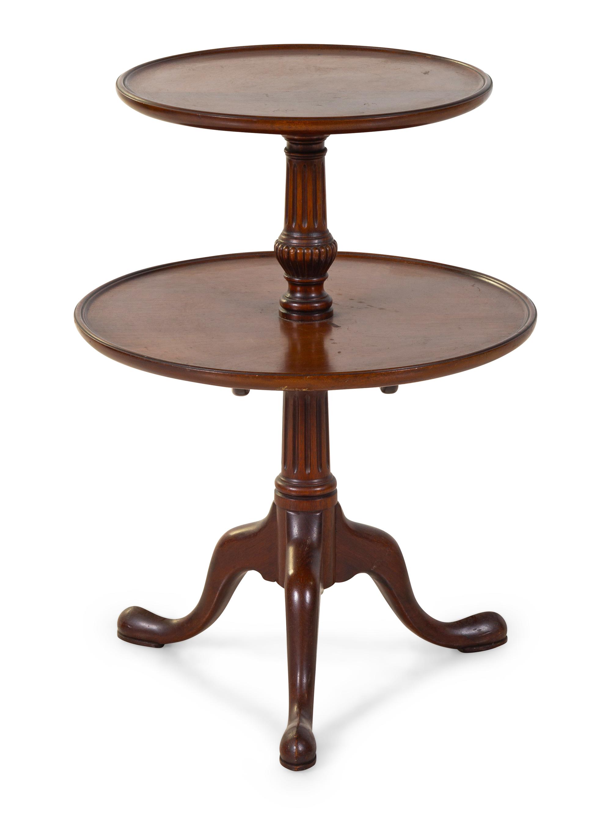A George III Style Mahogany Dumbwaiter