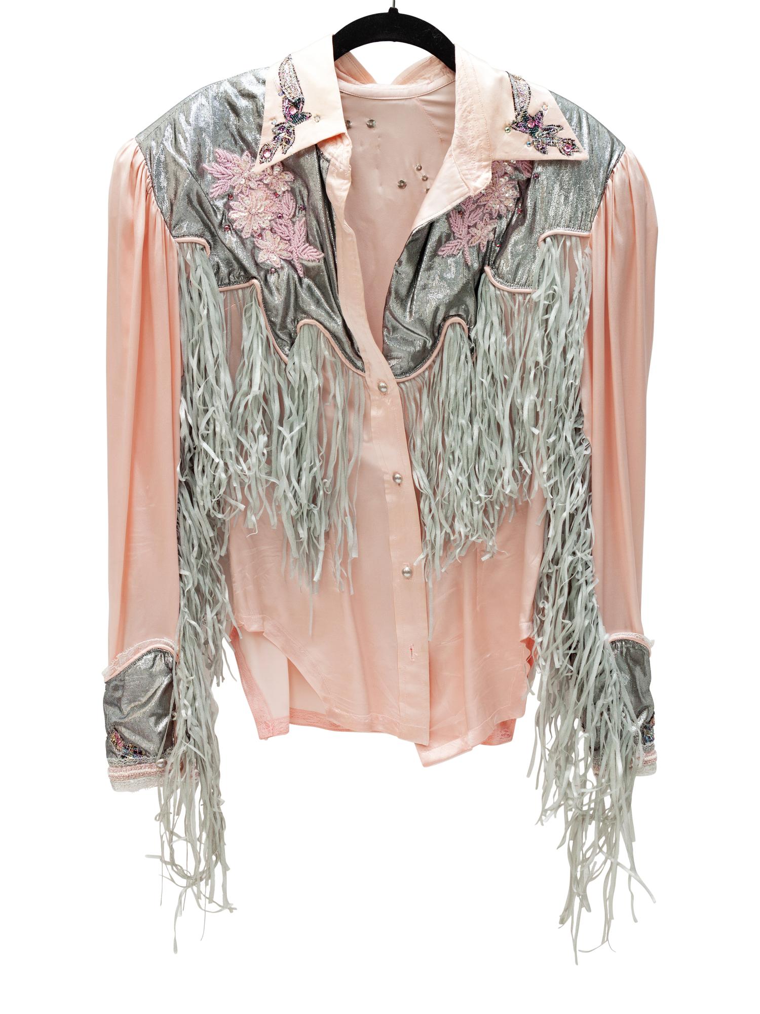 Three Lace and Lame-Fringe Women's Rodeo Shirts