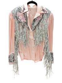 Three Lace and Lame-Fringe Women's Rodeo Shirts