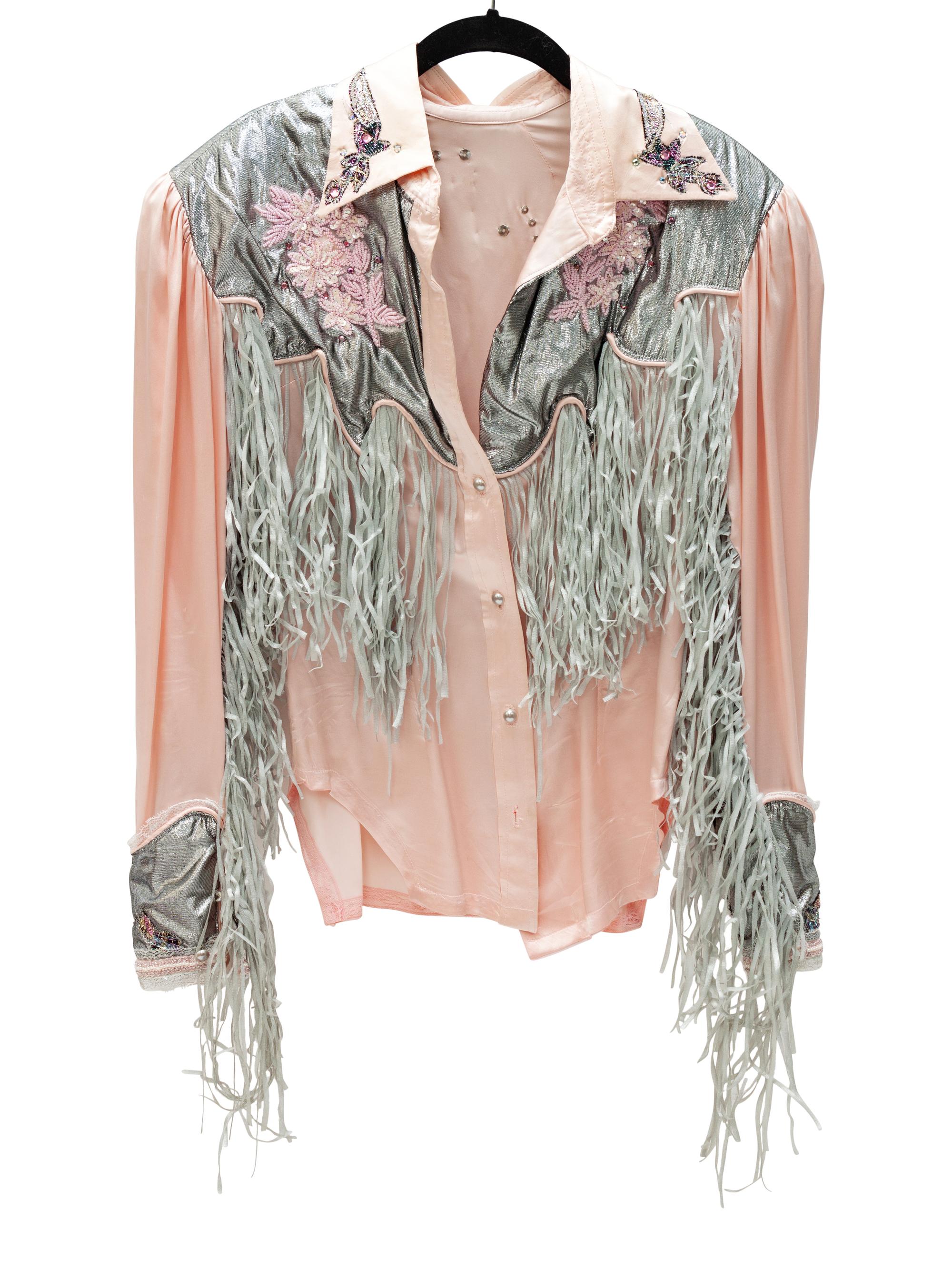Three Lace and Lame-Fringe Women's Rodeo Shirts