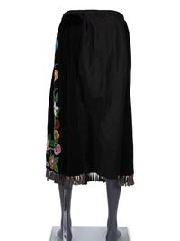 Anishinaabe Beaded Skirt, Half Leggings, and Pillow Case