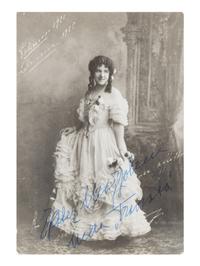 [20TH-CENTURY OPERA SINGERS]. A group of 5 signed photographs, photographic postcards, or photographic prints of opera singers from the 1920s, comprising images of: