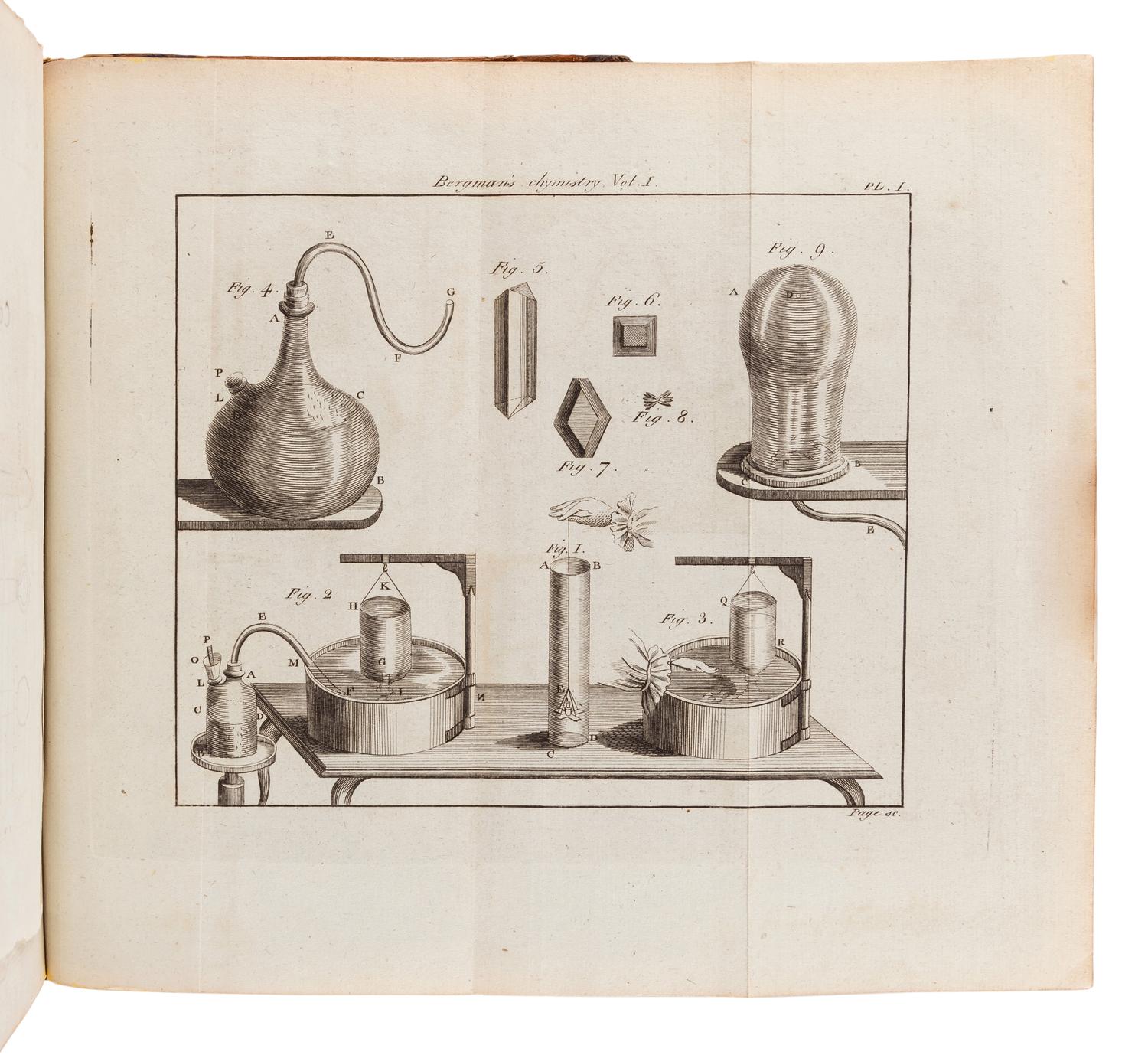 BERGMAN, Torben Olof, Sir (1732-1784). Physical and Chemical Essays . Edmund Cullen, translator. London: J. Murray, 1788.