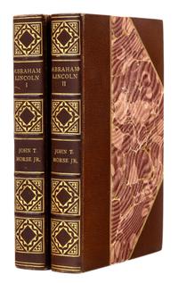 [AMERICAN STATESMAN]. – MORSE, John T. (1840-1937). Abraham Lincoln. Boston and New York: Houghton Mifflin Company, 1893.