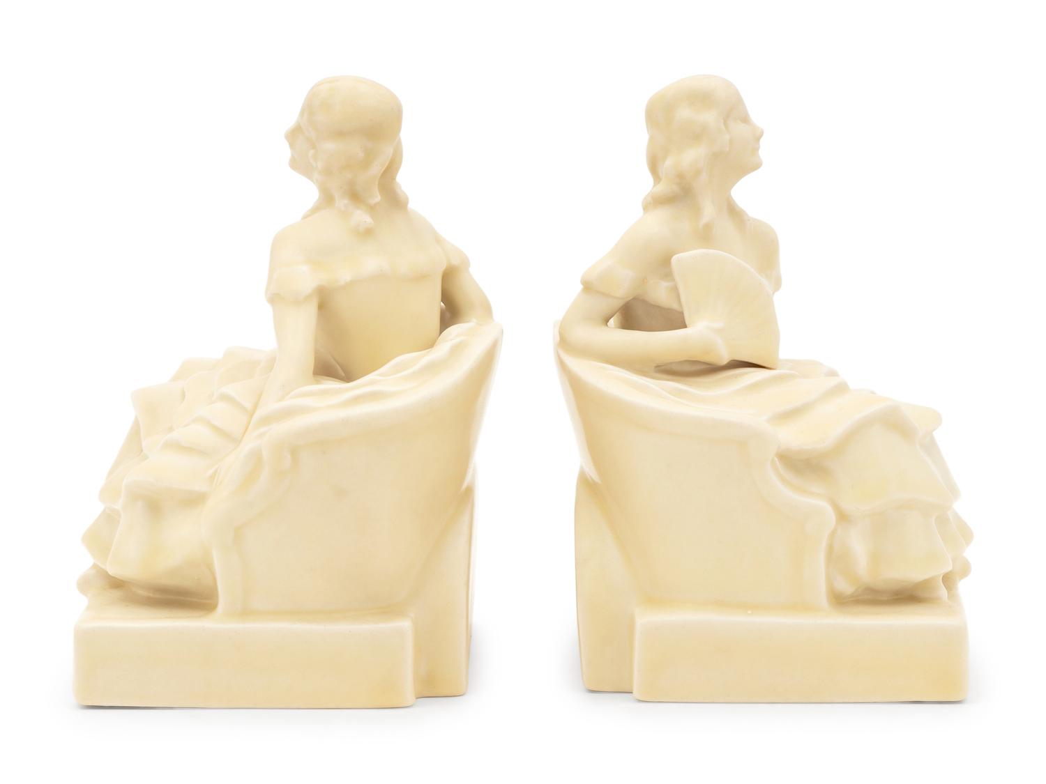 A Pair of Rookwood Pottery Bookends