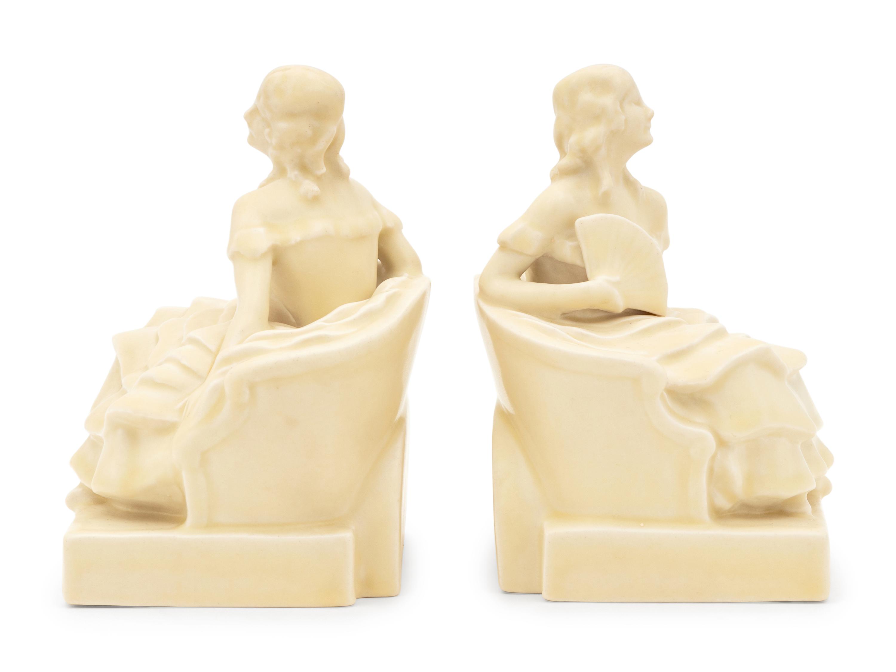 A Pair of Rookwood Pottery Bookends