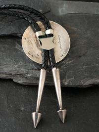 Silver and Turquoise Bolo Tie