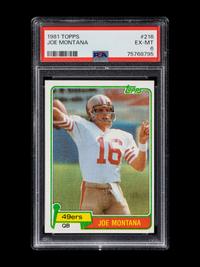 A Group of PSA Graded Hall of Fame Football Rookie Cards Including Joe Montana, Dan Marino and John Elway,