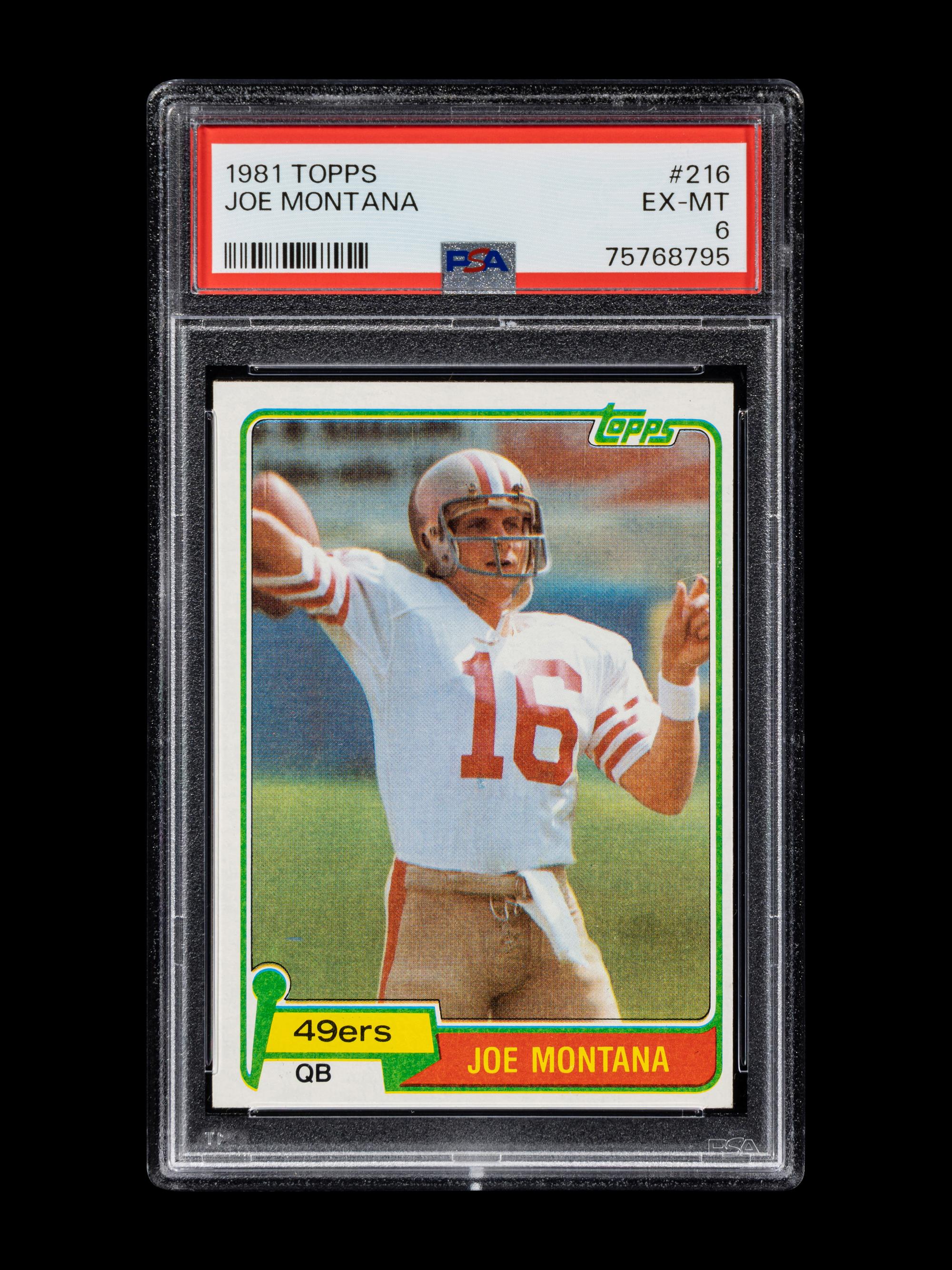 A Group of PSA Graded Hall of Fame Football Rookie Cards Including Joe Montana, Dan Marino and John Elway,
