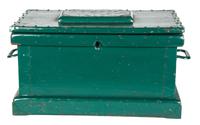 A Collection of Five American Wooden Boxes Height of tallest 11 inches.