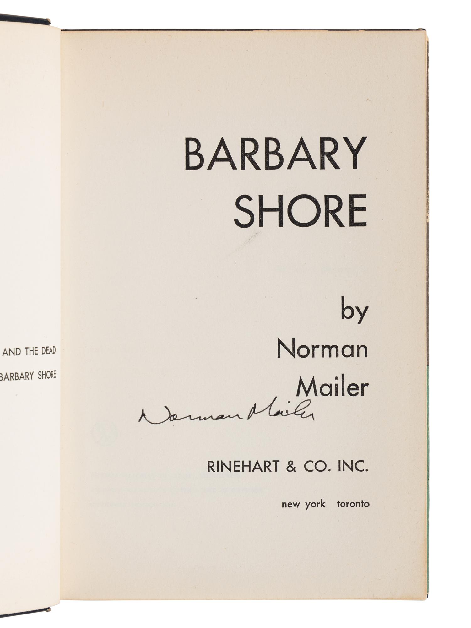 MAILER, Norman (1923-2007). A group of 14 works of fiction by Mailer, MOST FIRST EDITIONS, MANY SIGNED, comprising: