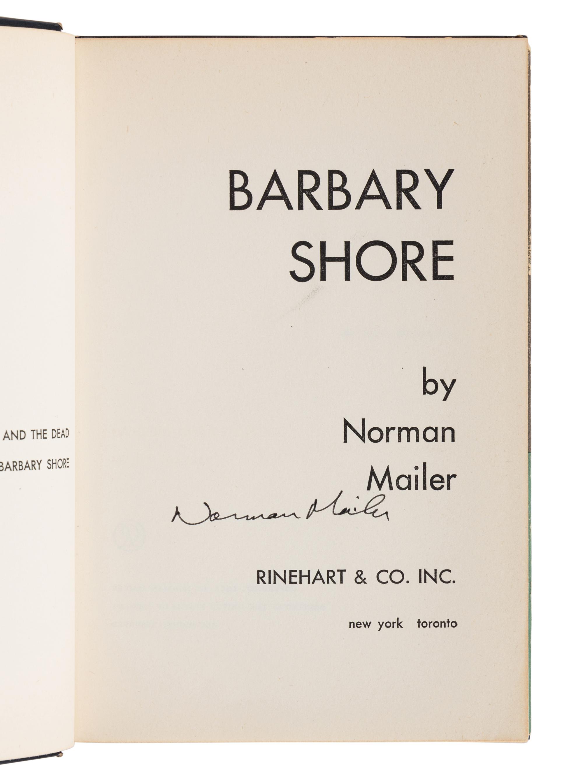 MAILER, Norman (1923-2007). A group of 14 works of fiction by Mailer, MOST FIRST EDITIONS, MANY SIGNED, comprising: