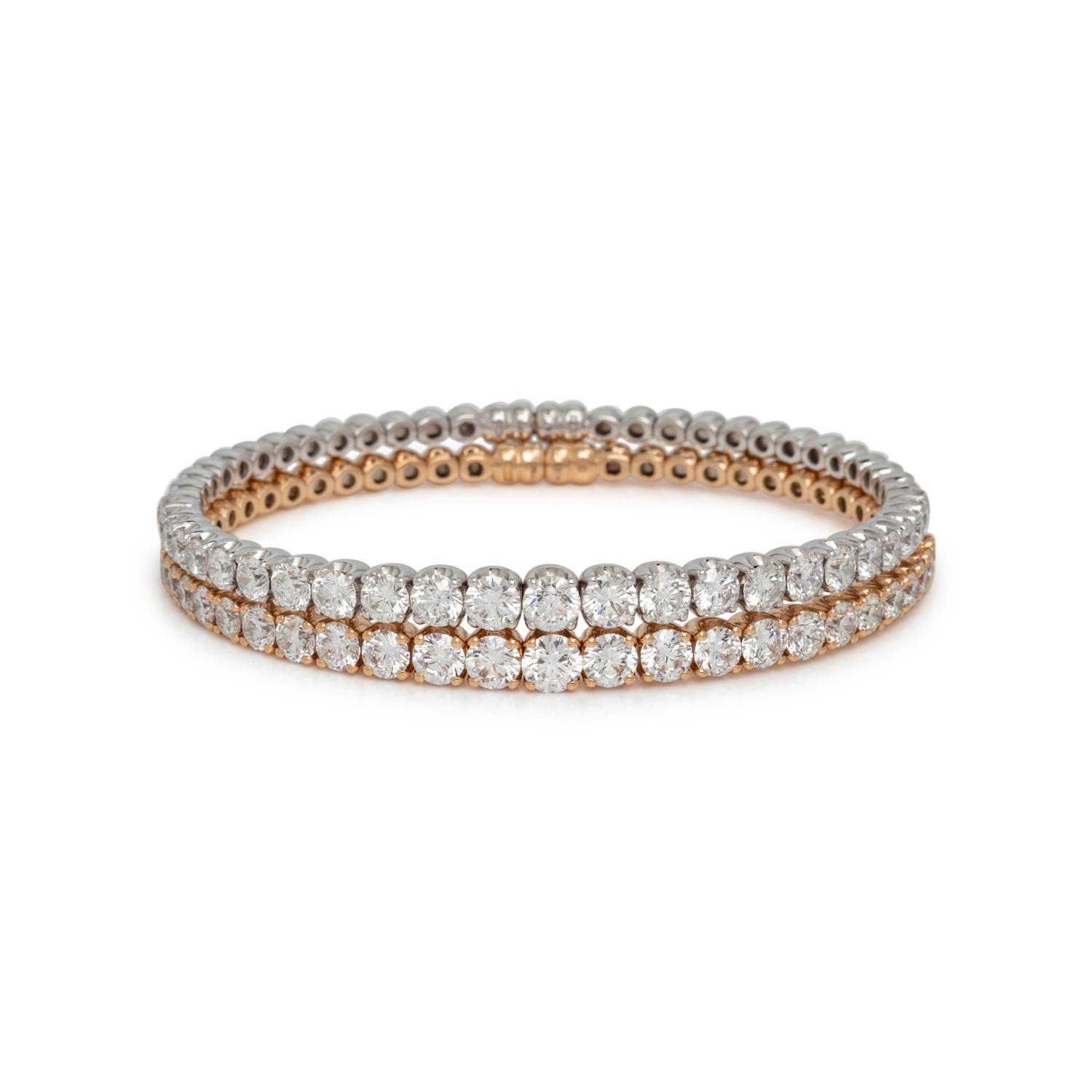 CRIVELLI, DIAMOND BRACELET SET