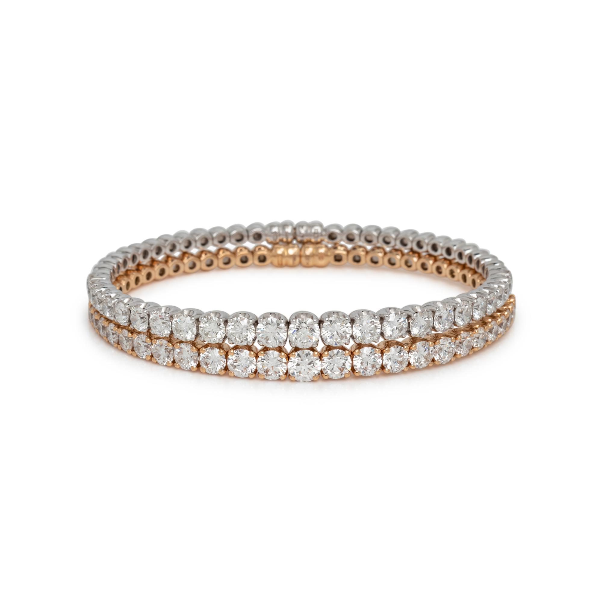 CRIVELLI, DIAMOND BRACELET SET