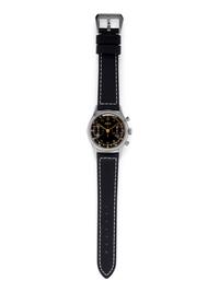 ANGELUS, VINTAGE, STAINLESS STEEL CHRONOGRAPH WRISTWATCH
