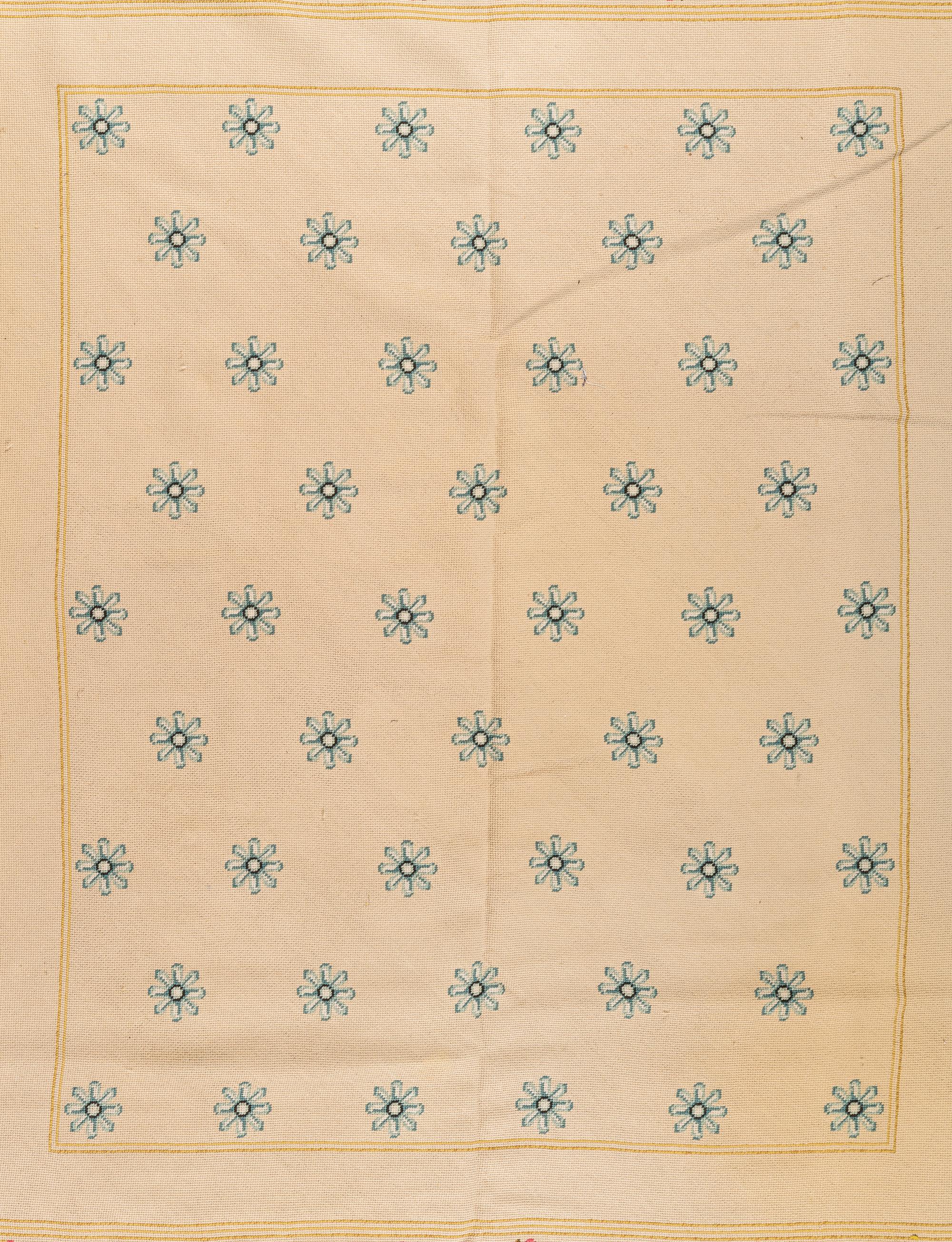 A Needlepoint Wool Rug