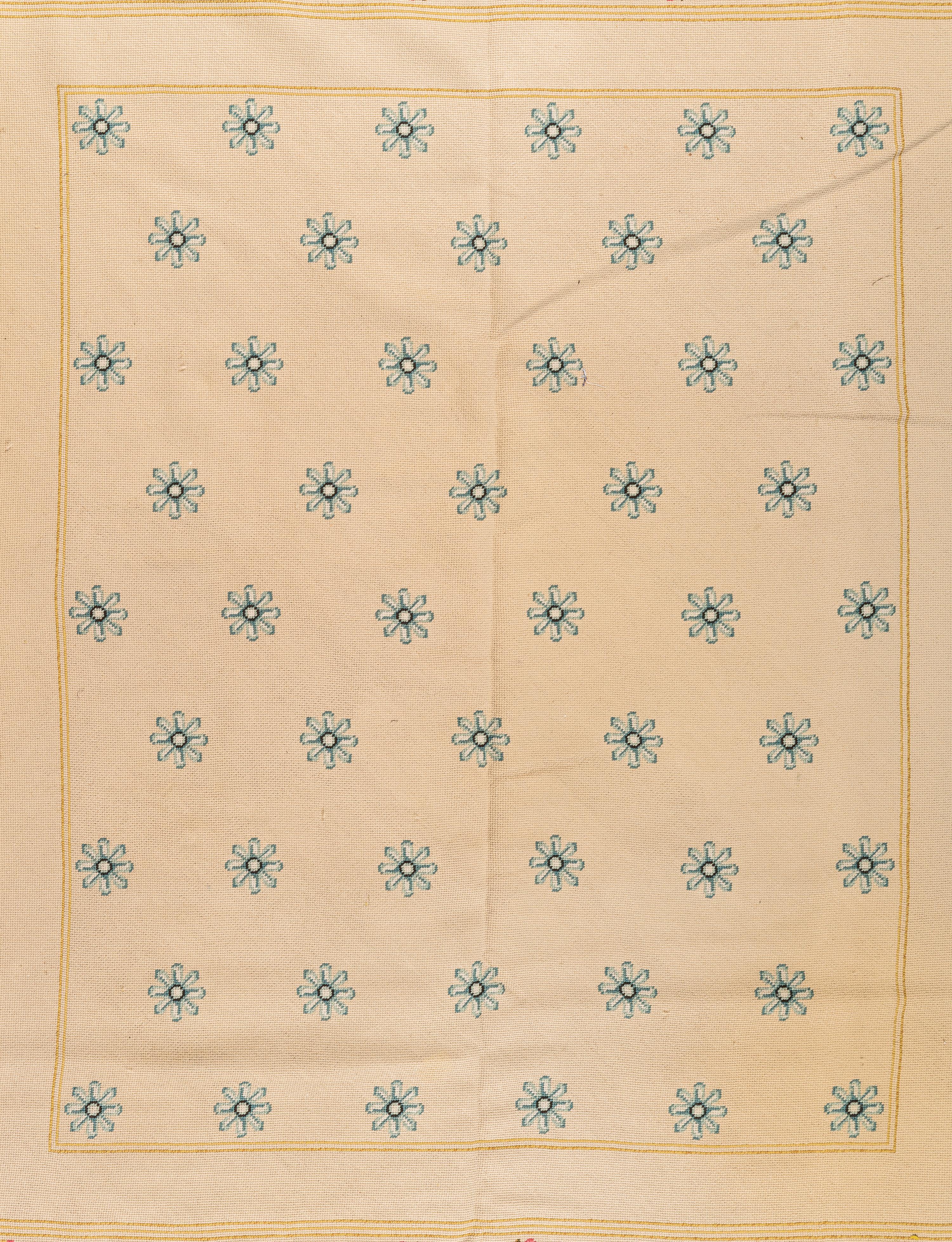 A Needlepoint Wool Rug