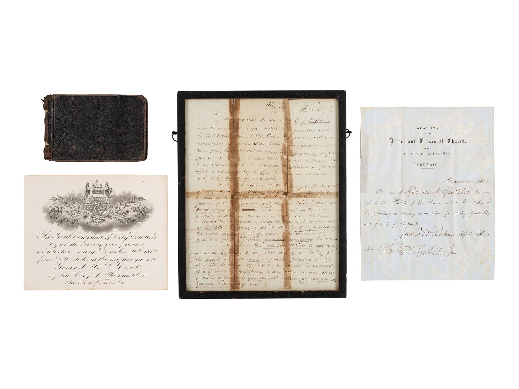 GIRARD, Stephen (1750-1831). Autograph letter signed ("Stephn. Girard"). N.p., 8 May 1804.