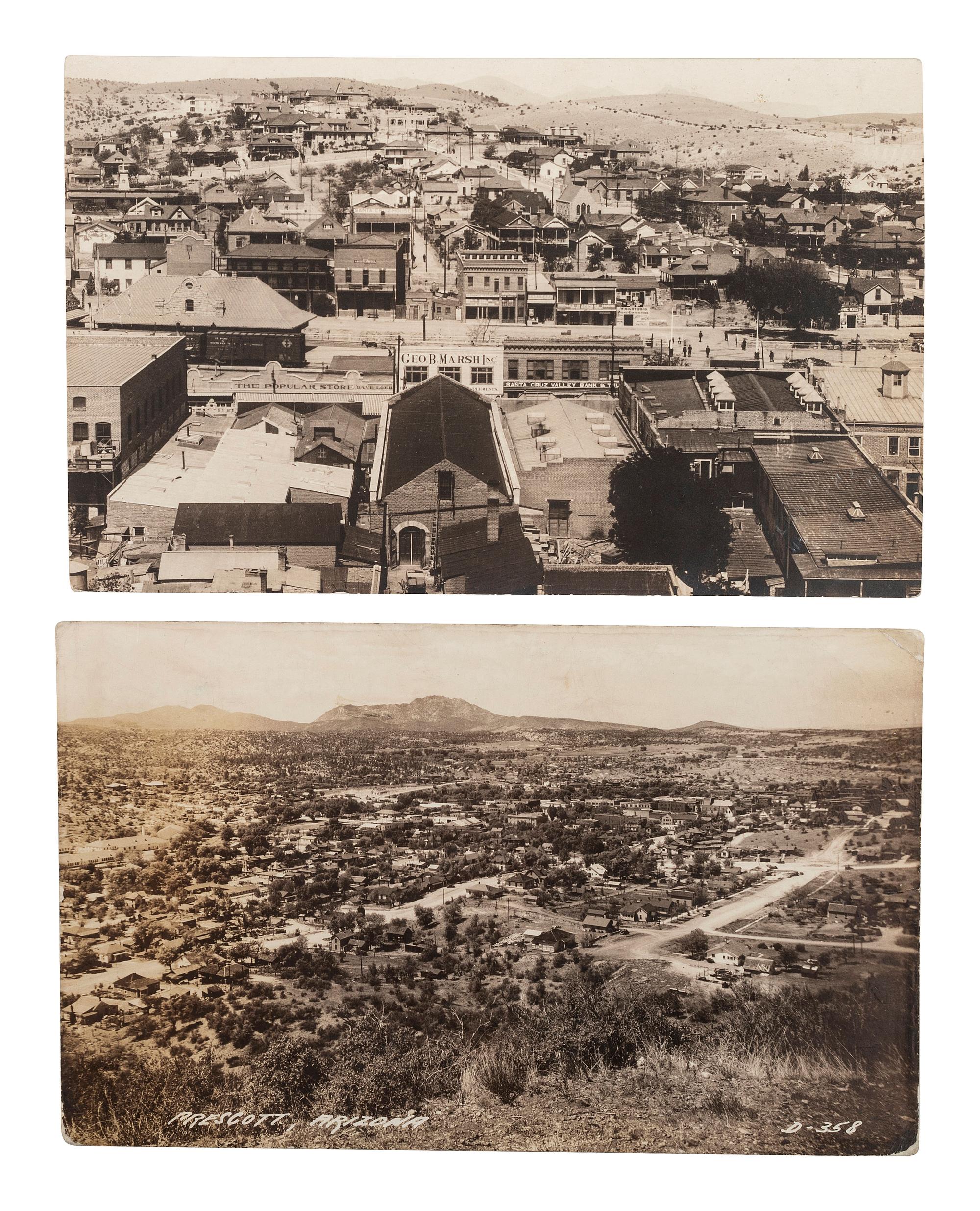 [WESTERN AMERICANA]. A group of 65 RPPCs & photographs of Arizona.