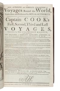 [TRAVEL & EXPLORATION]. [COOK, James, Captain (1728-1779)]. ANDERSON, George William. New, Authentic, and Complete Collection of Voyages Round the World .... London: for Alex Hogg, [1784-1786].