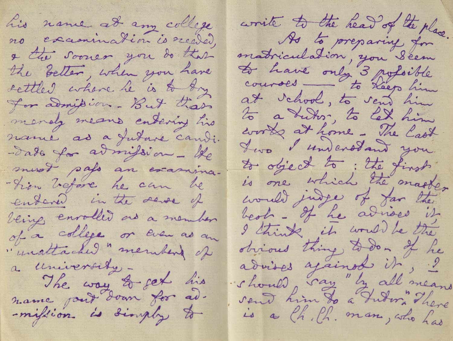 [Literature] Carroll, Lewis (Charles Lutwidge Dodgson). Autograph Letter, signed