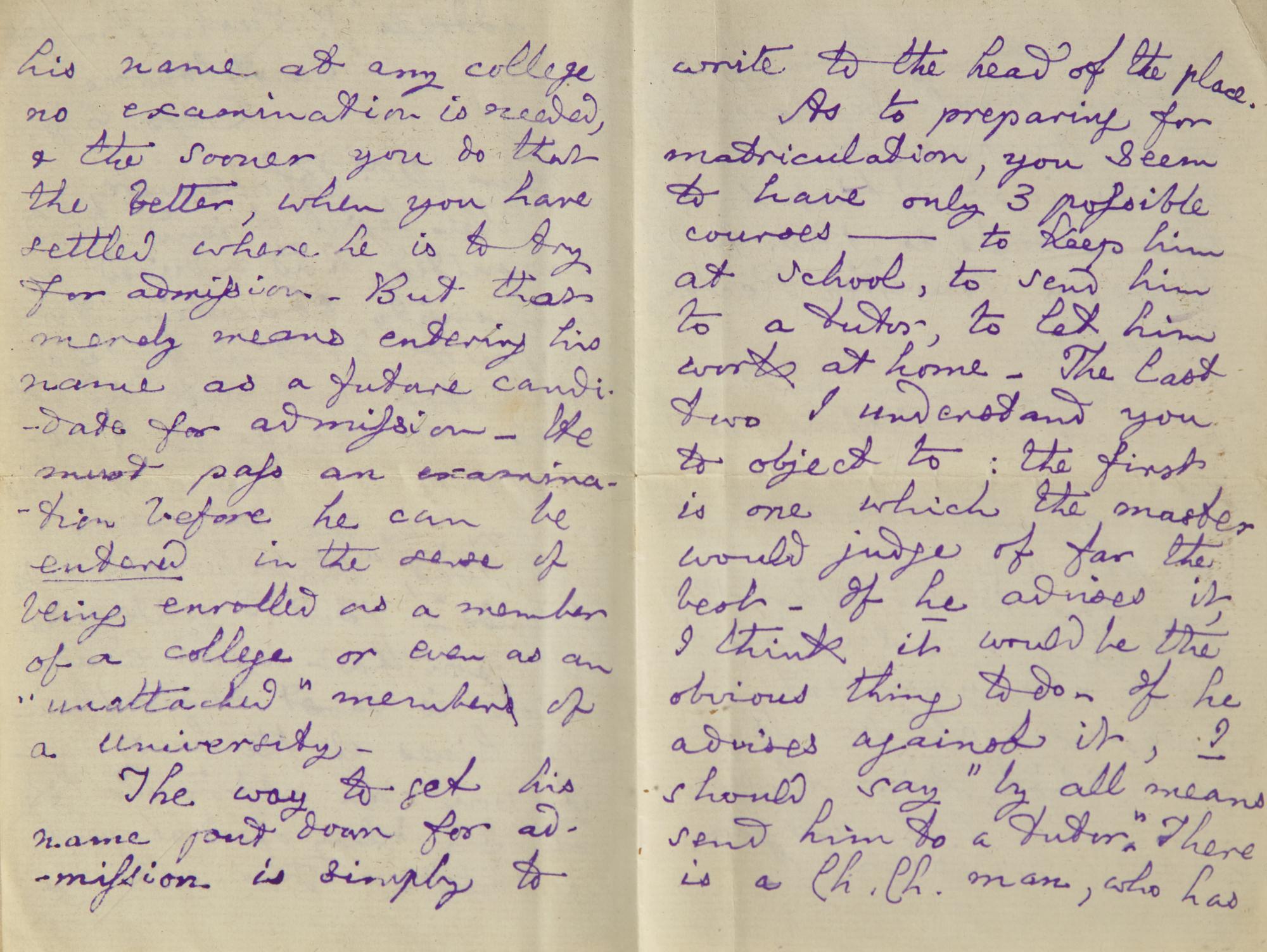 [Literature] Carroll, Lewis (Charles Lutwidge Dodgson). Autograph Letter, signed