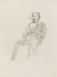 James Abbott McNeill Whistler, (American, 1834-1903), a group of 7 lithographs including Firelight – Joseph Pennell, No. 1, 1896 (3); T