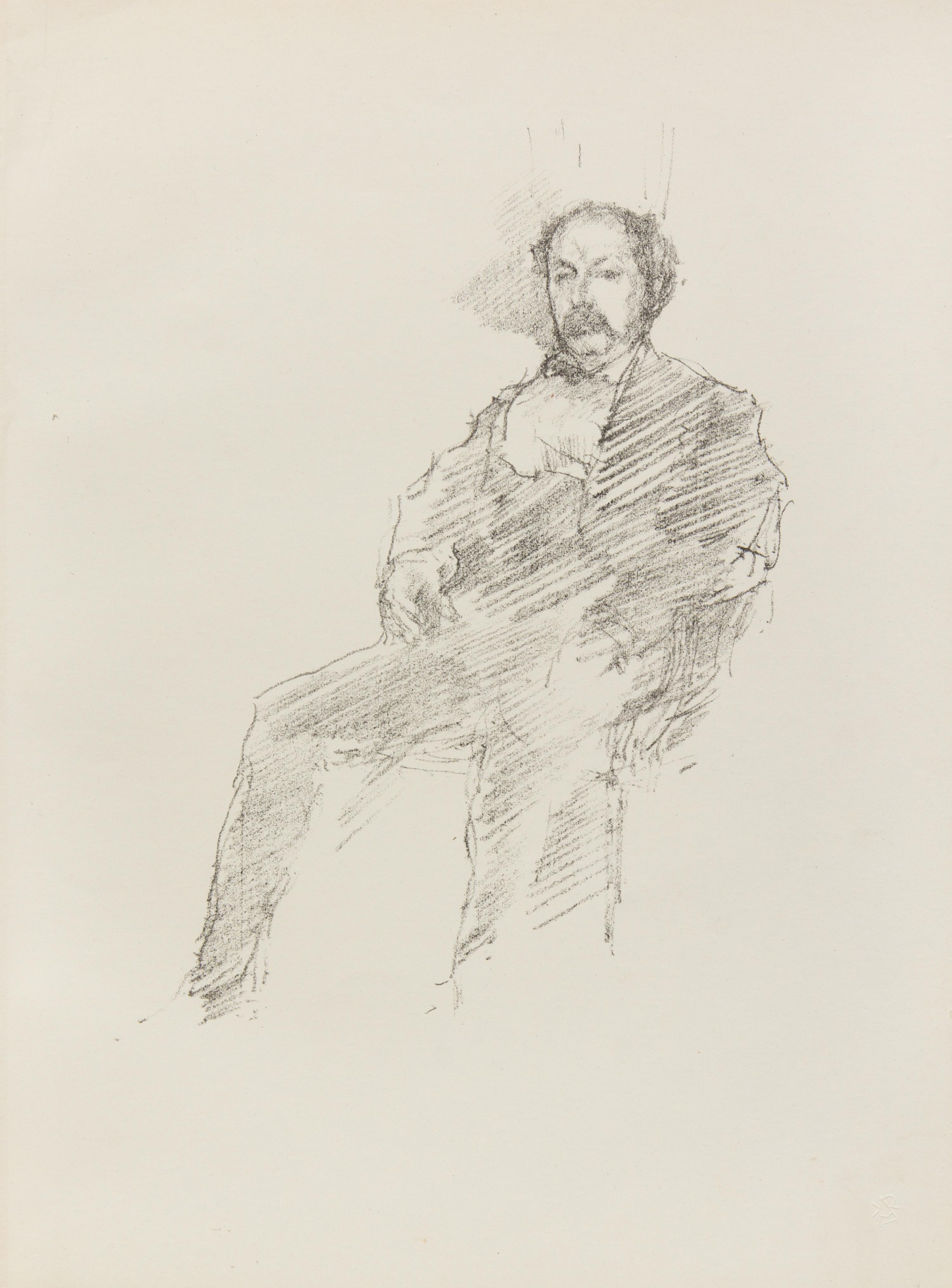 James Abbott McNeill Whistler, (American, 1834-1903), a group of 7 lithographs including Firelight – Joseph Pennell, No. 1, 1896 (3); T