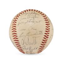 A 1964 Chicago Cubs Team Signed Autograph Baseball
