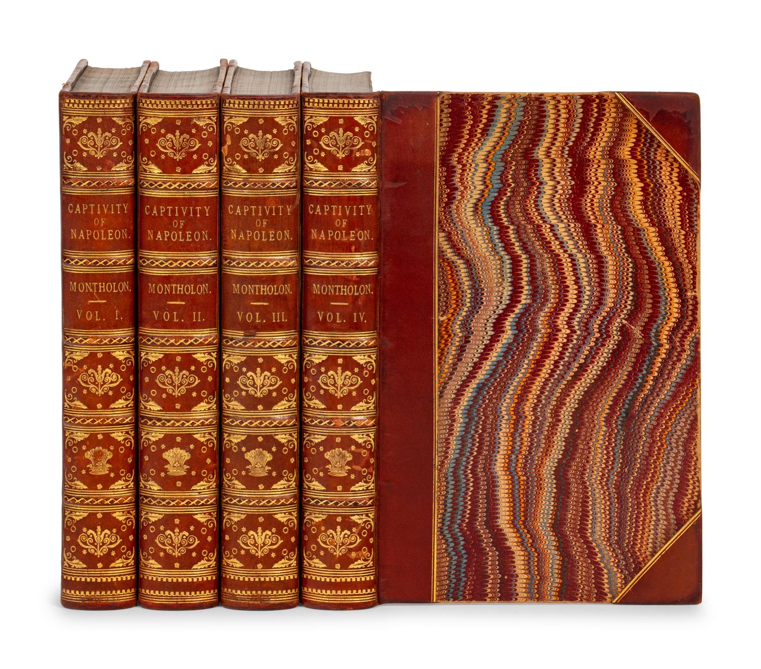 [NAPOLEON] -- MONTHOLON, General Count. History of the Captivity of Napoleon at St. Helena . London: Henry Colburn, 1846.